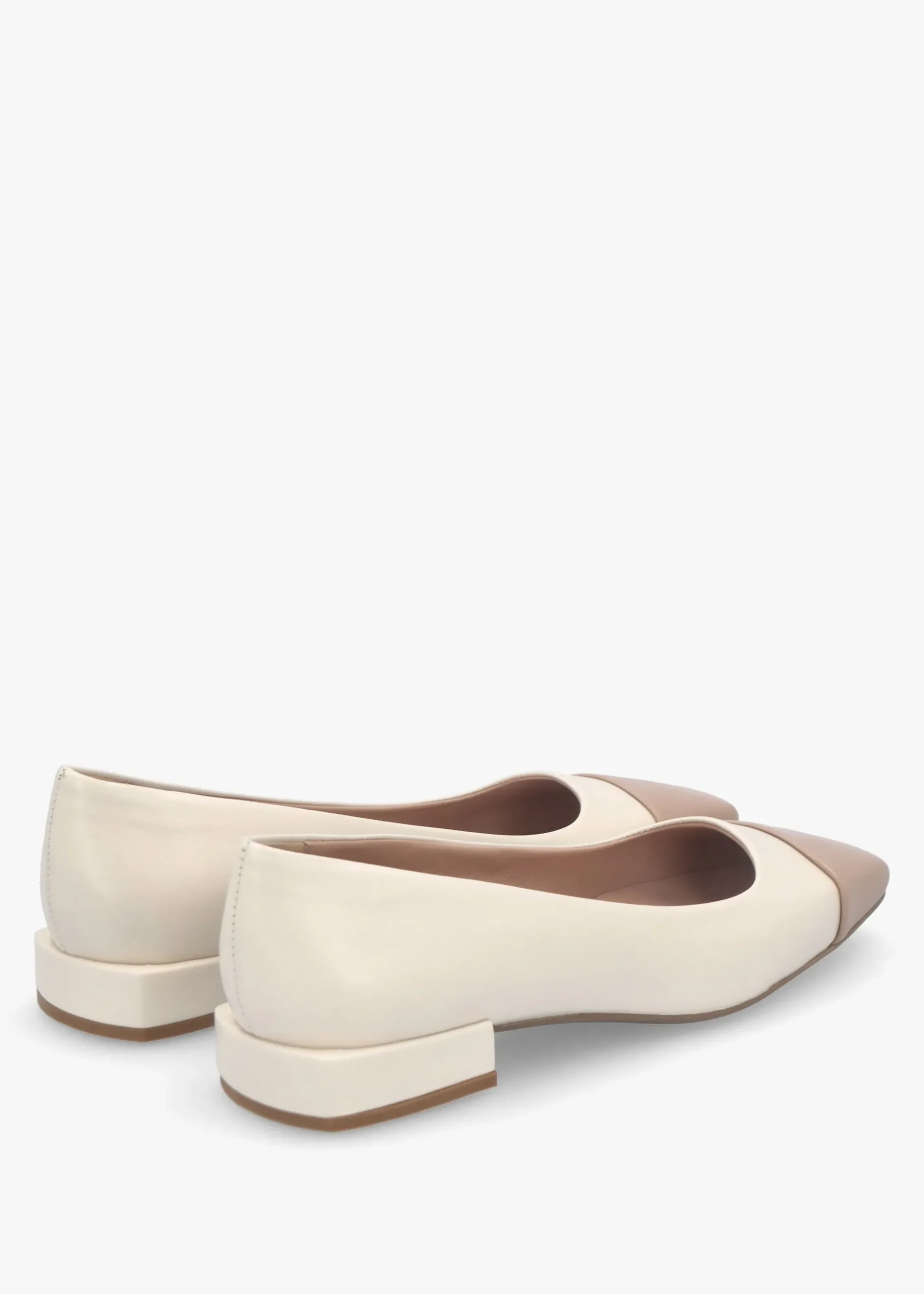 Hot DANIEL Saria Cream Leather Toe Cap Pumps