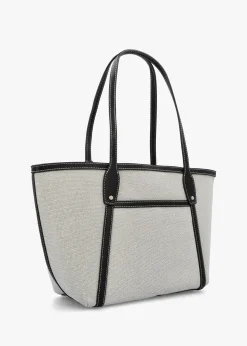 Sale GUESS Sebina Natural Black Tote Bag