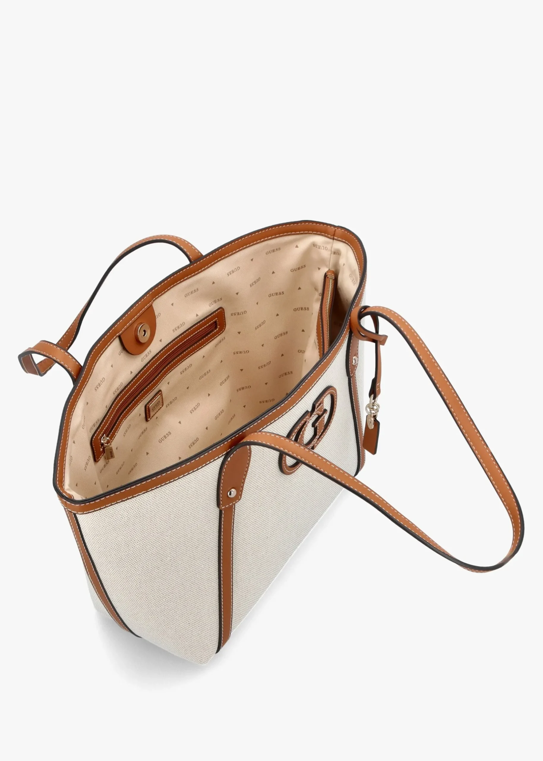 New GUESS Sebina Natural Caramel Tote Bag