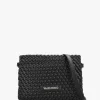 New VALENTINO BAGS Shantel Woven Nero Shoulder Bag