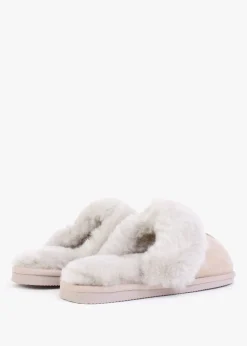 Best DANIEL Shut Taupe Sheepskin Twinface Slippers