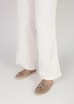 Hot DANIEL Siani Beige Suede Loafer Mules