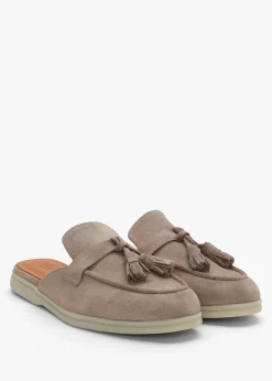 Hot DANIEL Siani Beige Suede Loafer Mules