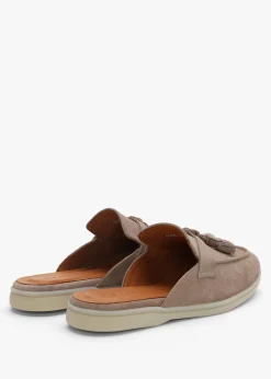 Hot DANIEL Siani Beige Suede Loafer Mules