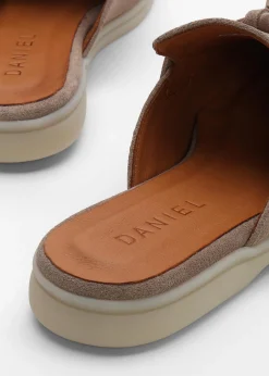 Hot DANIEL Siani Beige Suede Loafer Mules