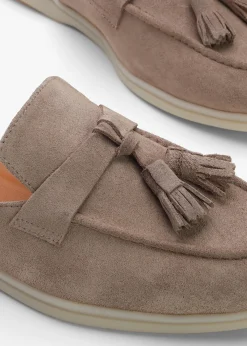 Hot DANIEL Siani Beige Suede Loafer Mules