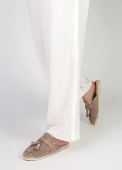 Hot DANIEL Siani Beige Suede Loafer Mules