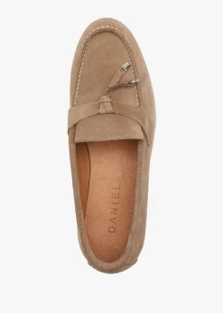 Online DANIEL Siani Beige Suede Loafers