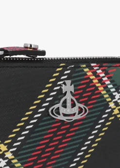 Hot VIVIENNE WESTWOOD Slim Long Chelsea Tartan Multicoloured Card Holder