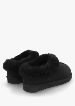 Discount DANIEL Somolly Black Suede Shearling Slippers