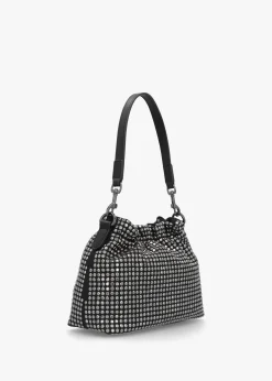 Discount LOVE MOSCHINO Sparkling Nero Bucket Bag