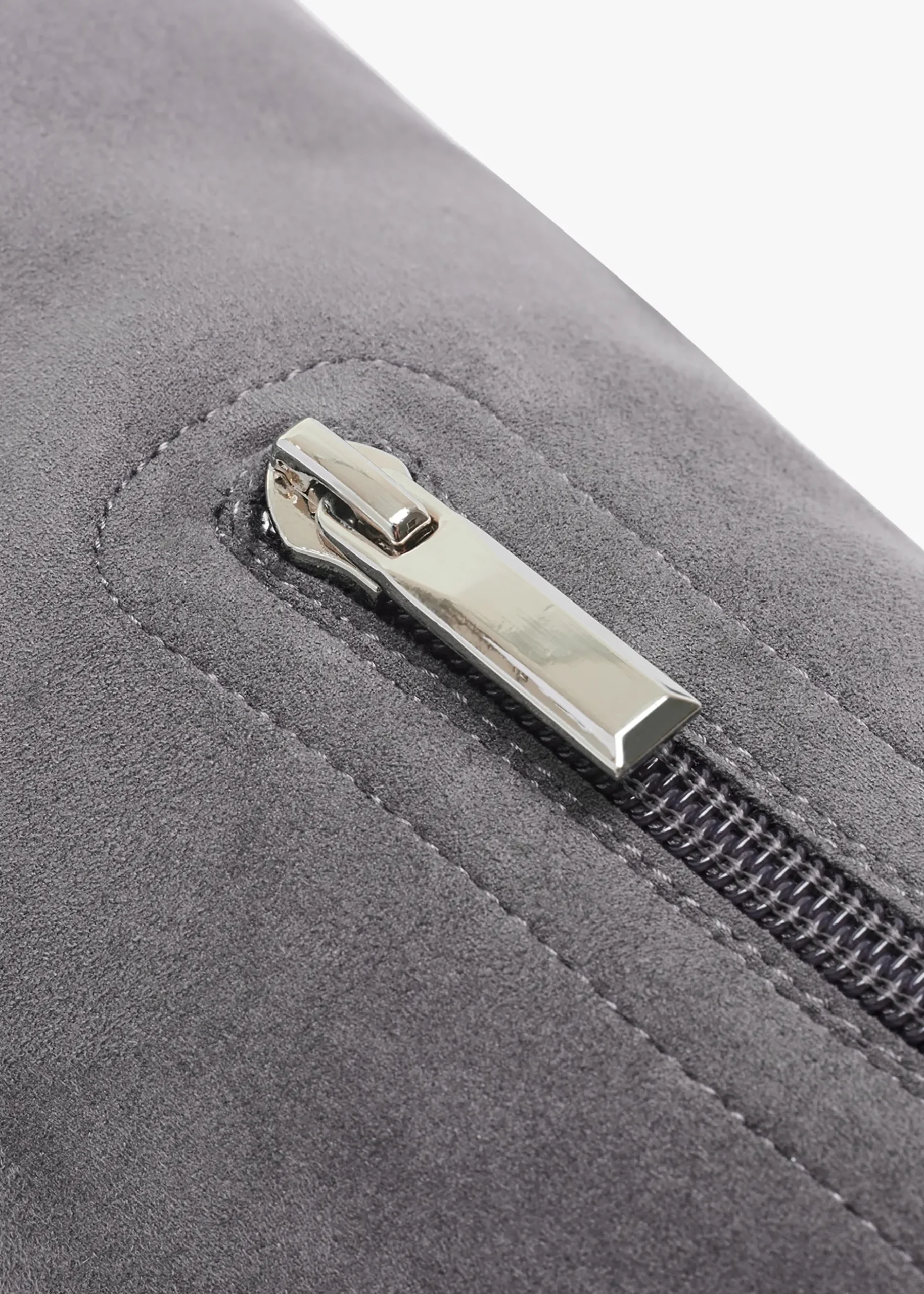 New DANIEL Stret Grey Suede Over The Knee Boots