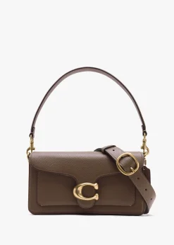 Discount COACH Tabby 26 Dark Stone Leather Shoulder Bag