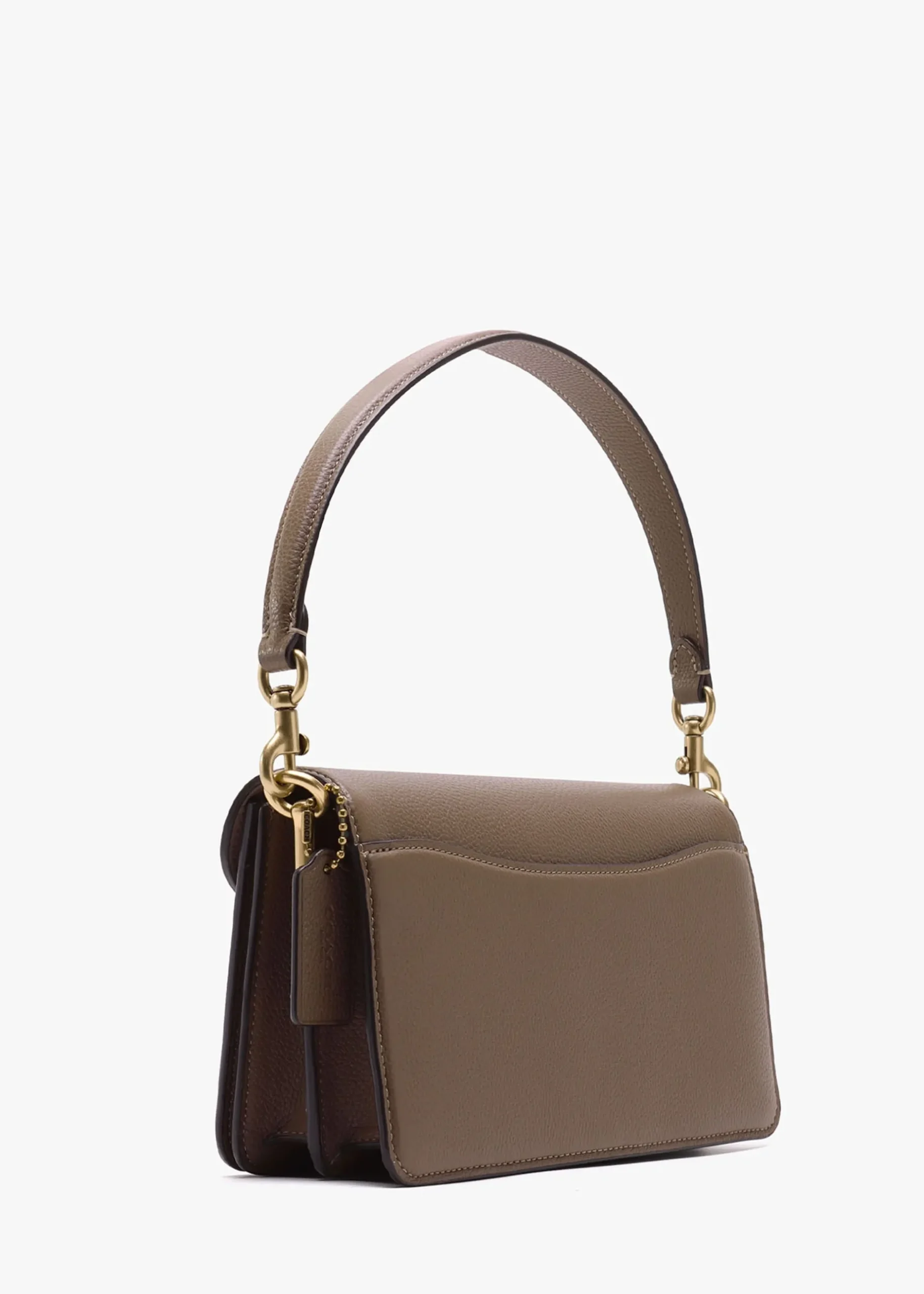 Discount COACH Tabby 26 Dark Stone Leather Shoulder Bag