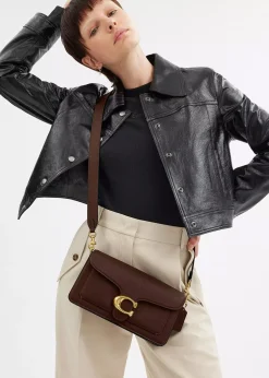 Hot COACH Tabby 26 Maple Leather Shoulder Bag