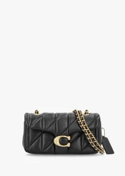 Hot COACH Tabby 20 Quilted Black Leather Shoulder Bag