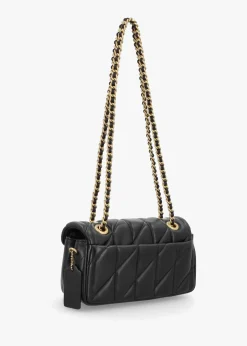 Hot COACH Tabby 20 Quilted Black Leather Shoulder Bag