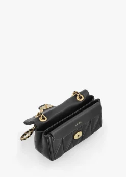 Hot COACH Tabby 20 Quilted Black Leather Shoulder Bag