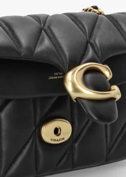 Hot COACH Tabby 20 Quilted Black Leather Shoulder Bag
