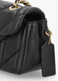 Hot COACH Tabby 20 Quilted Black Leather Shoulder Bag