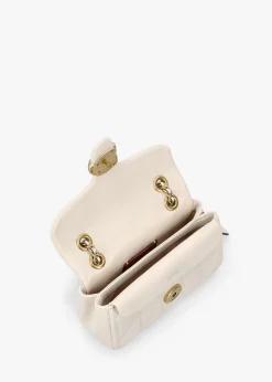 Sale COACH Tabby 20 Quilted Chalk Leather Shoulder Bag