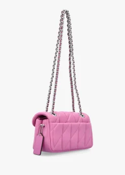 Clearance COACH Tabby 20 Quilted Fuchsia Leather Shoulder Bag