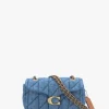 Best COACH Tabby 20 Quilted Indigo Denim Shoulder Bag