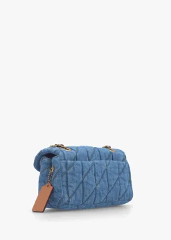 Best COACH Tabby 20 Quilted Indigo Denim Shoulder Bag