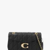 Sale COACH Tabby Quilted 26 Black Leather Shoulder Bag