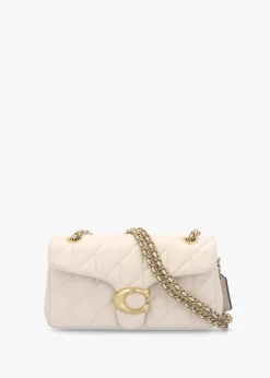 Online COACH Tabby Quilted 26 Chalk Leather Shoulder Bag