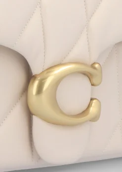 Online COACH Tabby Quilted 26 Chalk Leather Shoulder Bag