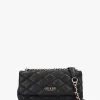 Discount GUESS Tamsin Quilted Black Cross-Body Bag