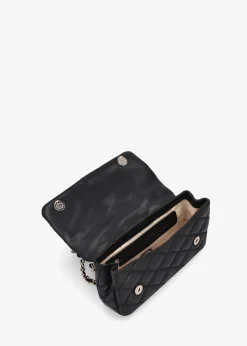 Discount GUESS Tamsin Quilted Black Cross-Body Bag