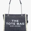 Outlet MARC JACOBS The Denim Chain Medium Black Wash Tote Bag
