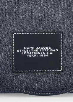 Outlet MARC JACOBS The Denim Chain Medium Black Wash Tote Bag