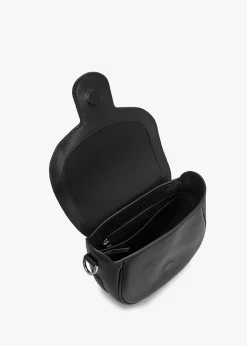 Discount MARC JACOBS The J Marc Small Black Leather Saddle Bag