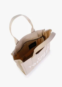Sale MARC JACOBS The Large Beige Canvas Tote Bag