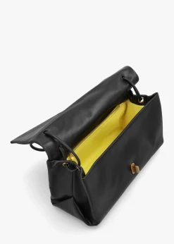 Fashion MARC JACOBS The Large Dual Black Leather Shoulder Bag