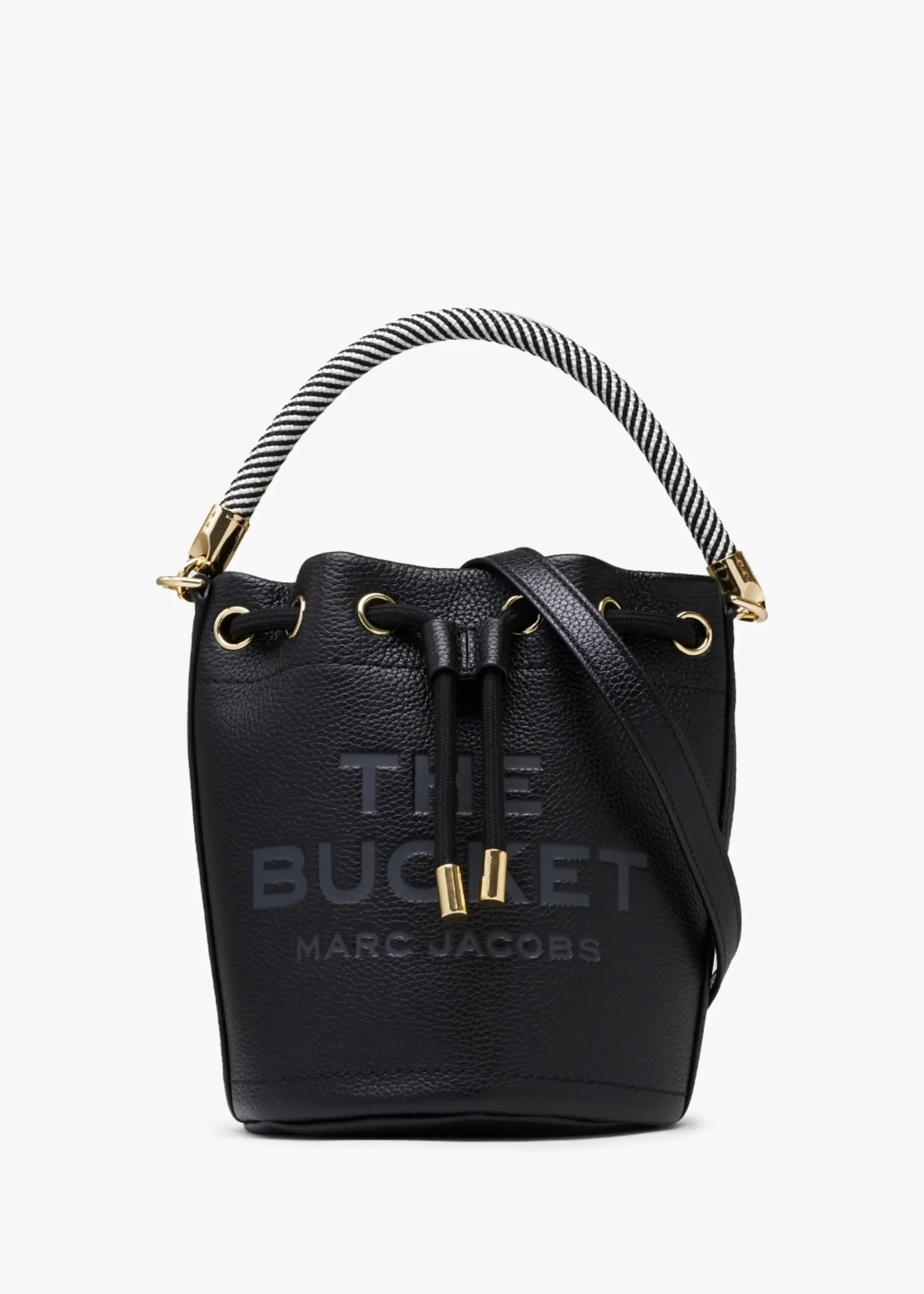 Best MARC JACOBS The Leather Black Bucket Bag
