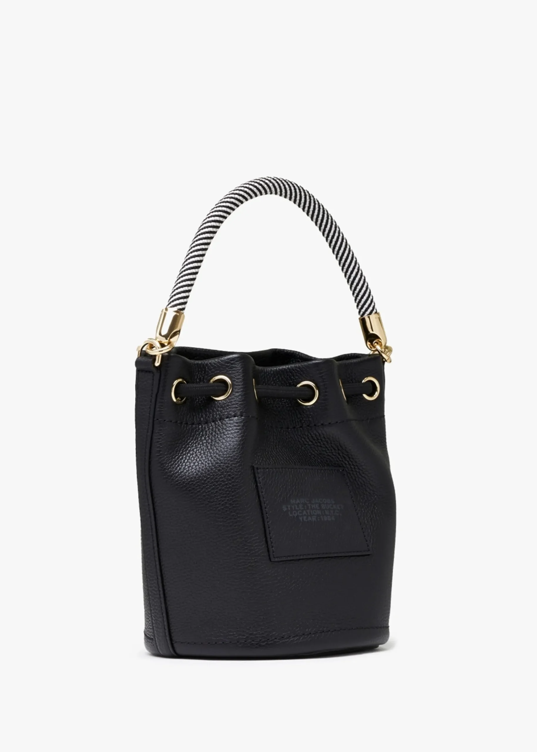 Best MARC JACOBS The Leather Black Bucket Bag