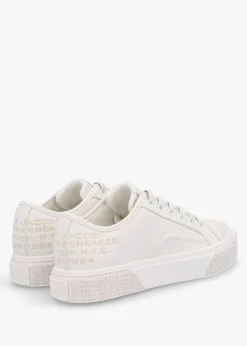 New MARC JACOBS The Leather Cotton White Trainers