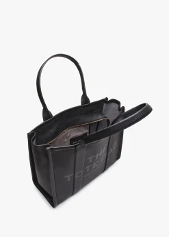 Fashion MARC JACOBS The Leather Large Black Tote Bag
