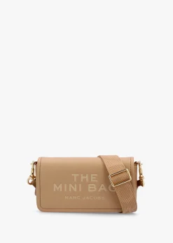 Outlet MARC JACOBS The Leather Mini Camel Cross-Body Bag