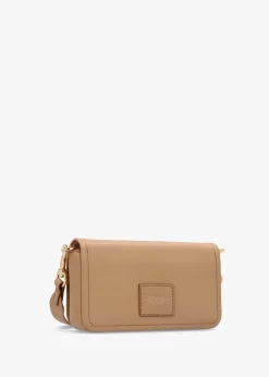 Outlet MARC JACOBS The Leather Mini Camel Cross-Body Bag