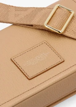 Outlet MARC JACOBS The Leather Mini Camel Cross-Body Bag