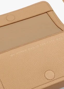 Outlet MARC JACOBS The Leather Mini Camel Cross-Body Bag