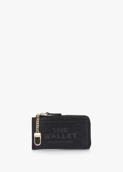 Best MARC JACOBS The Leather Top Zip Black Multi Wallet