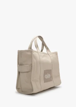 Online MARC JACOBS The Medium Beige Canvas Tote Bag