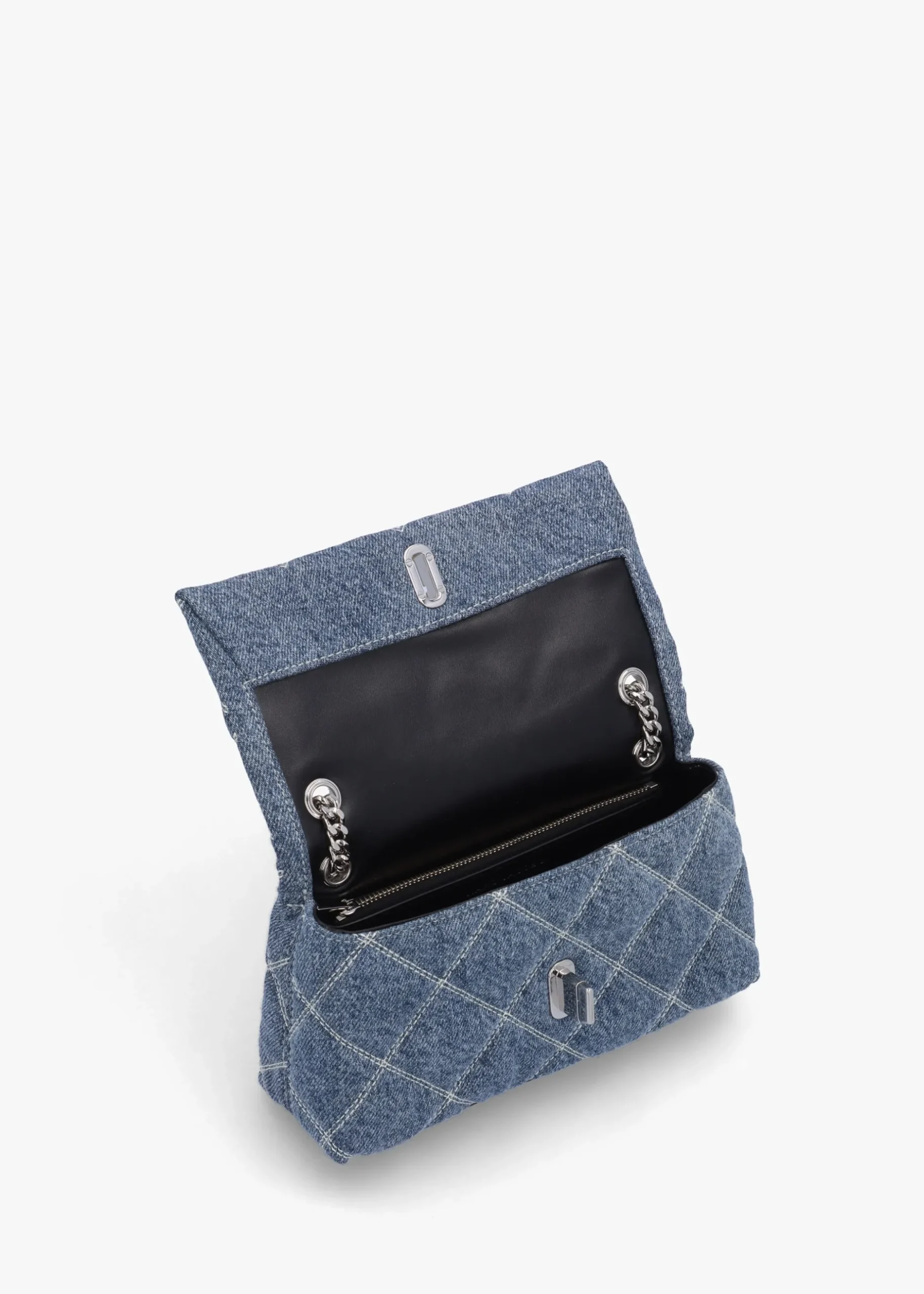 Discount MARC JACOBS The Mini Dual Light Wash Indigo Denim Bag