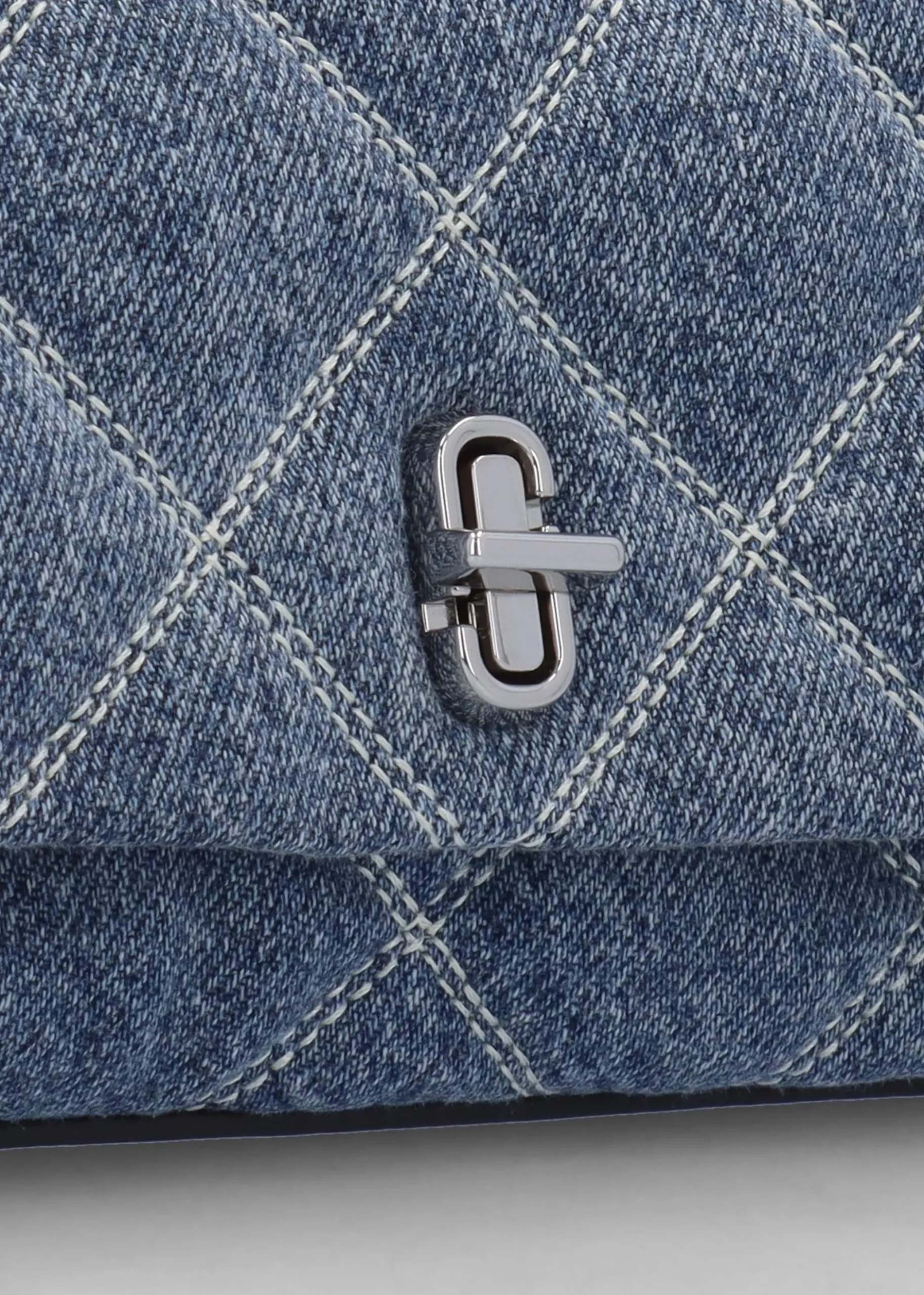 Discount MARC JACOBS The Mini Dual Light Wash Indigo Denim Bag